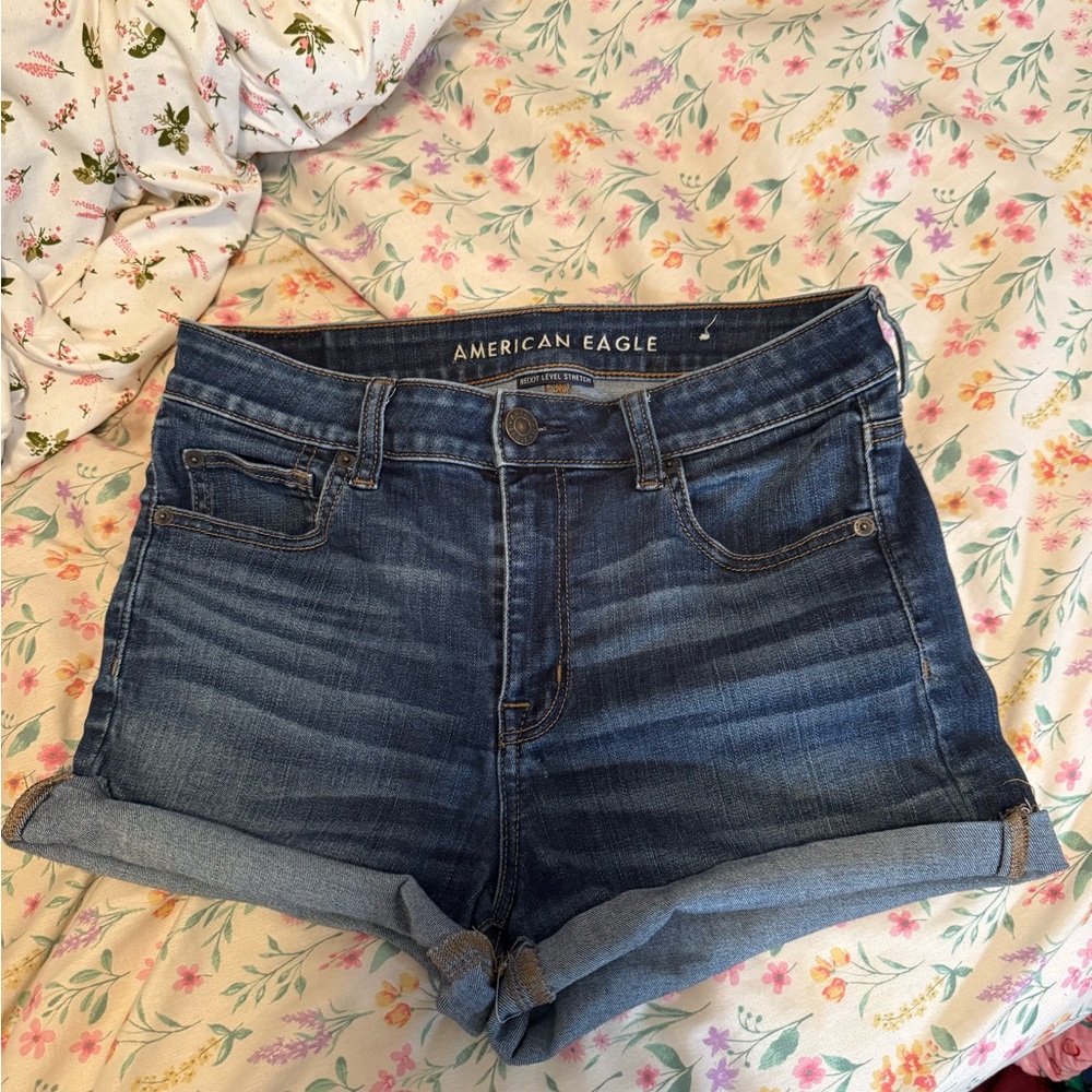 American Eagle Women's Blue Jean Shorts